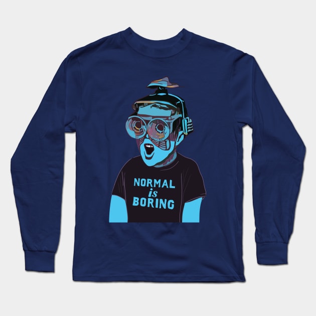 Normal Is Boring Long Sleeve T-Shirt by Bespired